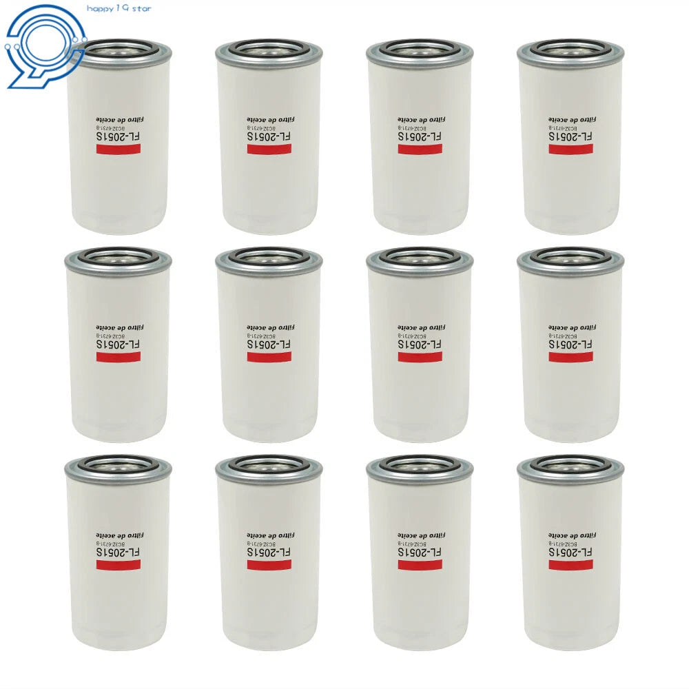 12Pcs Engine Oil Filters for Ford (2011–2022)