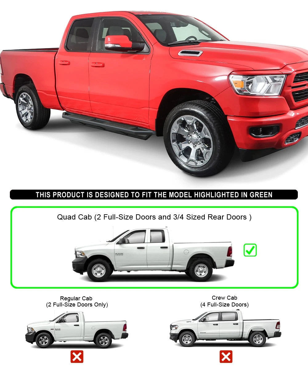 Side Armor for Dodge Ram 1500 Quad Cab (2019-2026)