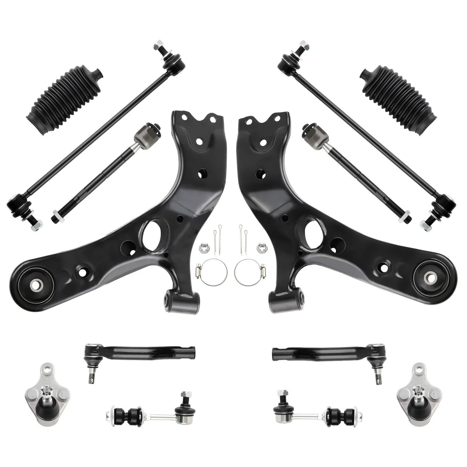Front Struts w/ Coil Spring Control Arms for Toyota RAV4 (2006–2012)