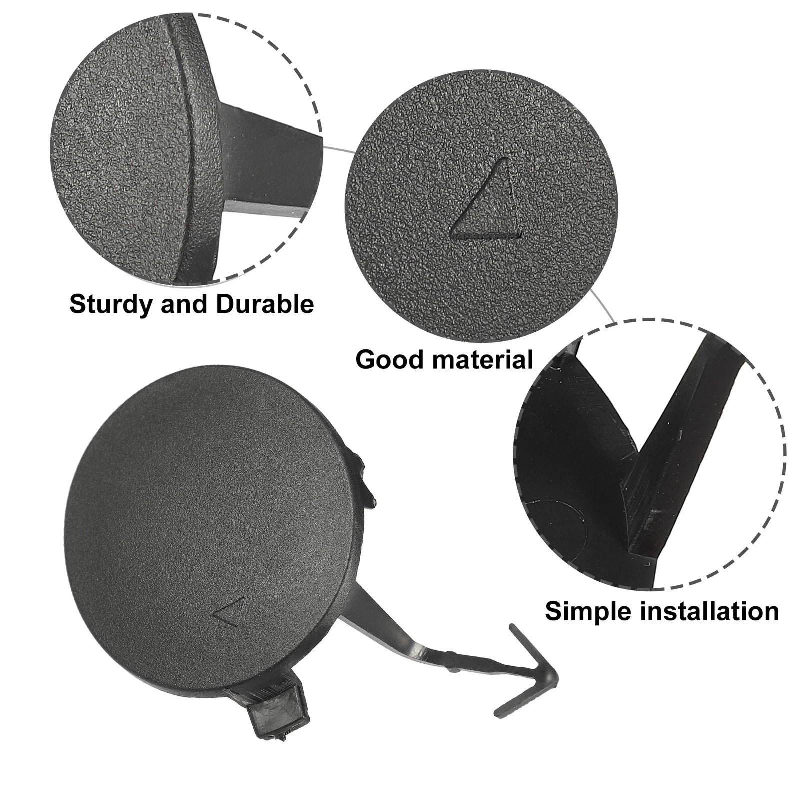 Tow Hook Cover Cap for Mazda CX-7 (2007–2012) - Black