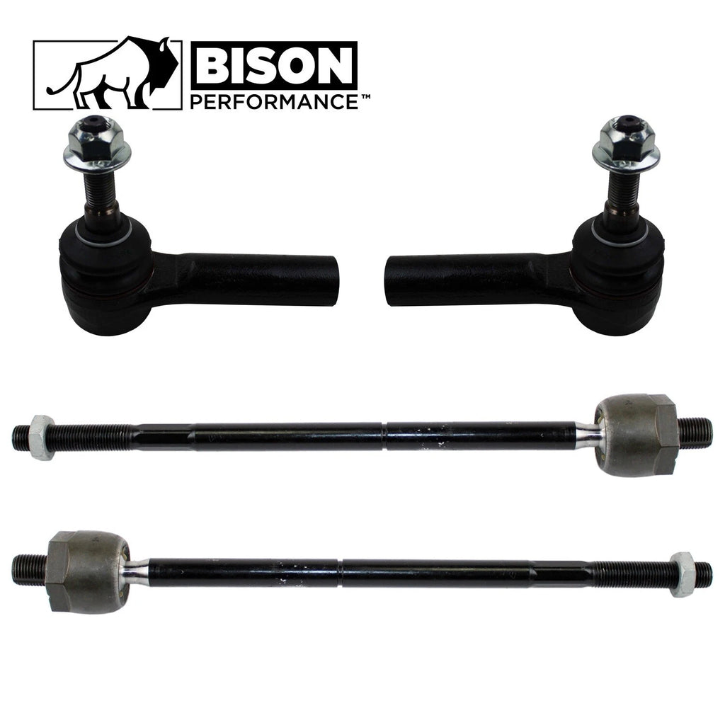 4pc Inner Outer Steering Tie Rod End Kit for Mustang (2005–2010)