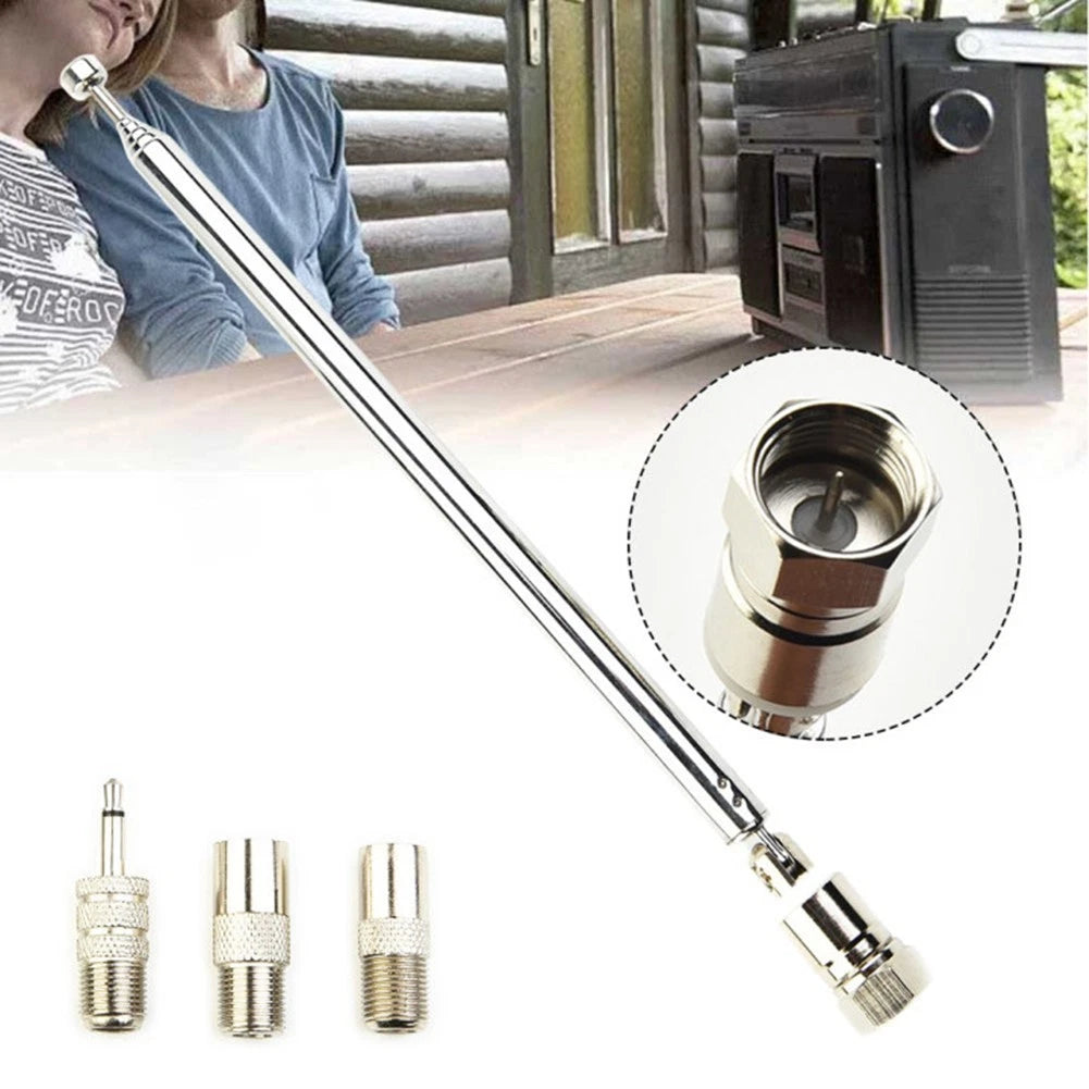 DAB Radio Aerial Adapter for Extendable Telescopic Antenna (Up to 75cm)