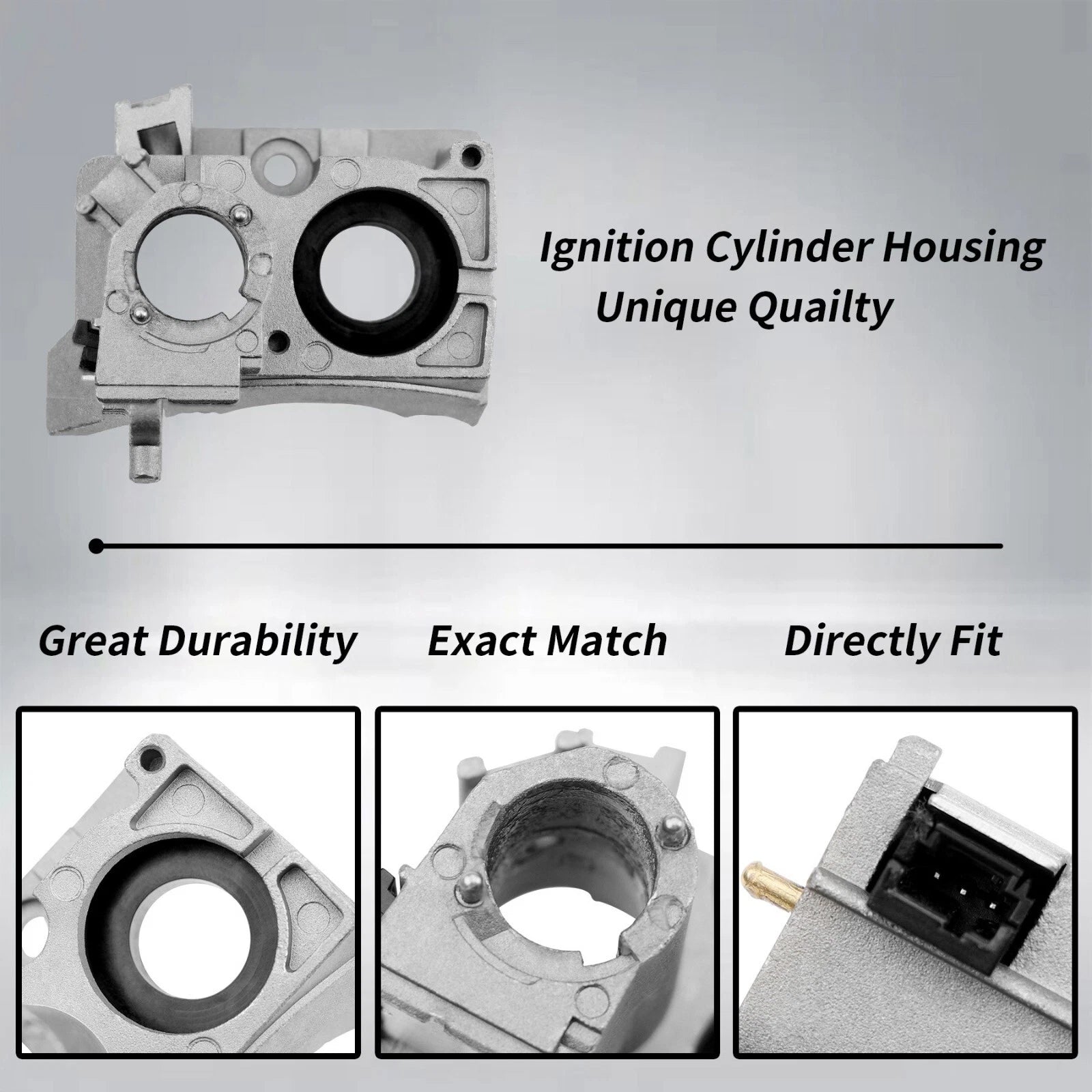 Ignition Lock Cylinder Housing for Chevy GMC C/K 1500 2500 3500 (1998-2002)