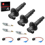 Ignition Coil & Spark Plugs for Sea Doo RXT RXP GTX GTR 155 215 255 260