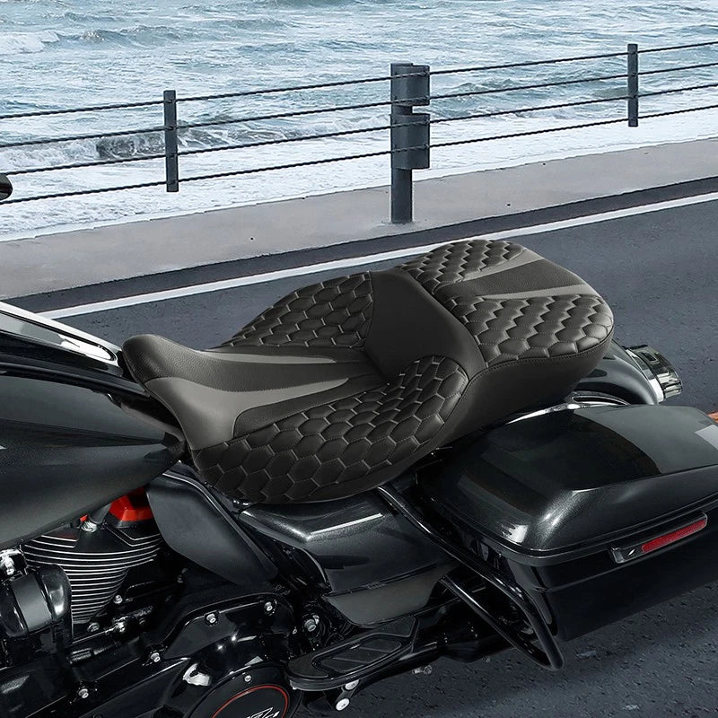 Rider Driver & Passenger Seat Pillion for Harley Touring (2009–2023)