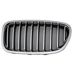 Replacement Chrome Plastic Driver Side Grille for See Compatibility Chart