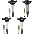 Set of 4 Iridium Spark Plugs for Toyota Prius Corolla Matrix (2001–2023)