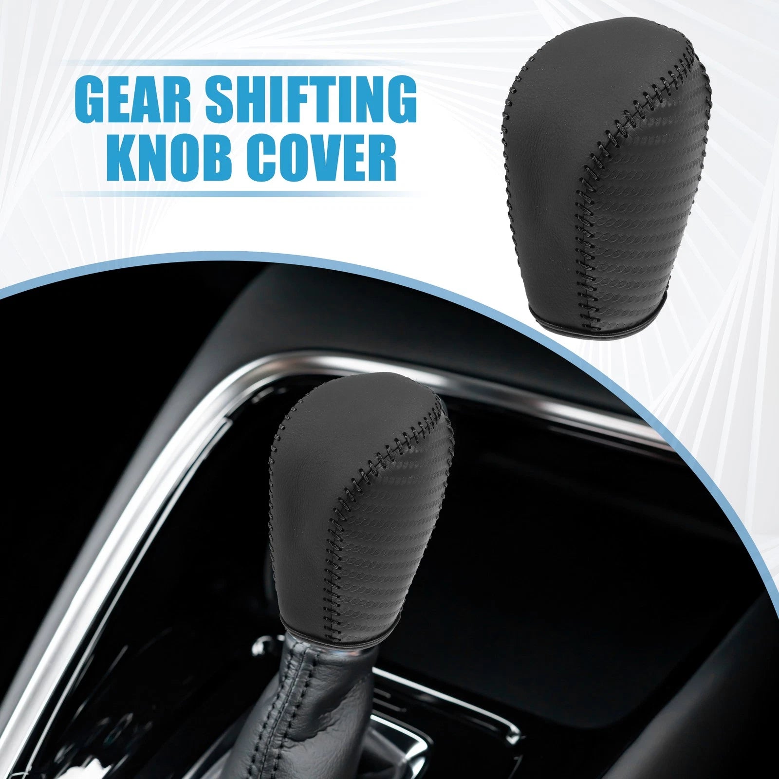 Gear Shifting Knob Cover Trim for Honda Civic 10th Gen (2016–2021) Black