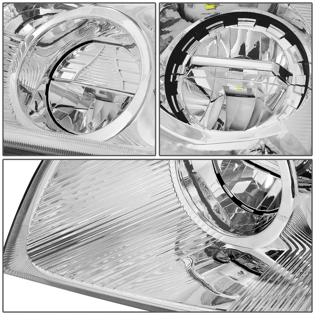 Pair of LED Headlight Lamps Assembly for Freightliner Cascadia (2008–2017)