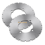 2X Front Brake Rotor Disc for Polaris Scrambler 400 500 4X4 2x4 (1998–2000)