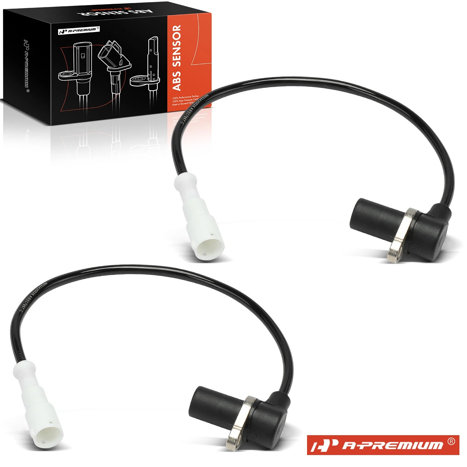 2x Rear ABS Wheel Speed Sensor for Pontiac GTO (2004–2006)
