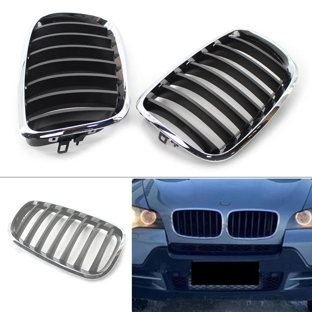 Front Bumper Mesh Grille for BMW X5 (2007–2013) 51137157687 51137157688