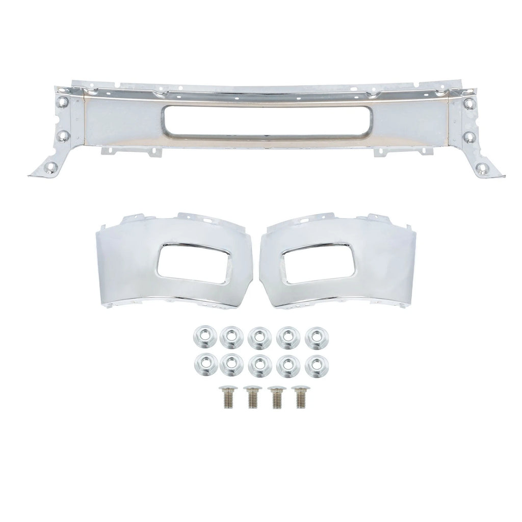 Front Bumper Split Chrome for Chevy Silverado 2500 3500 (2011–2014)