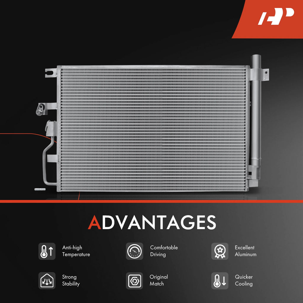 A/C Condenser with Receiver Drier & Bracket for Chevrolet Equinox (2018-2020)