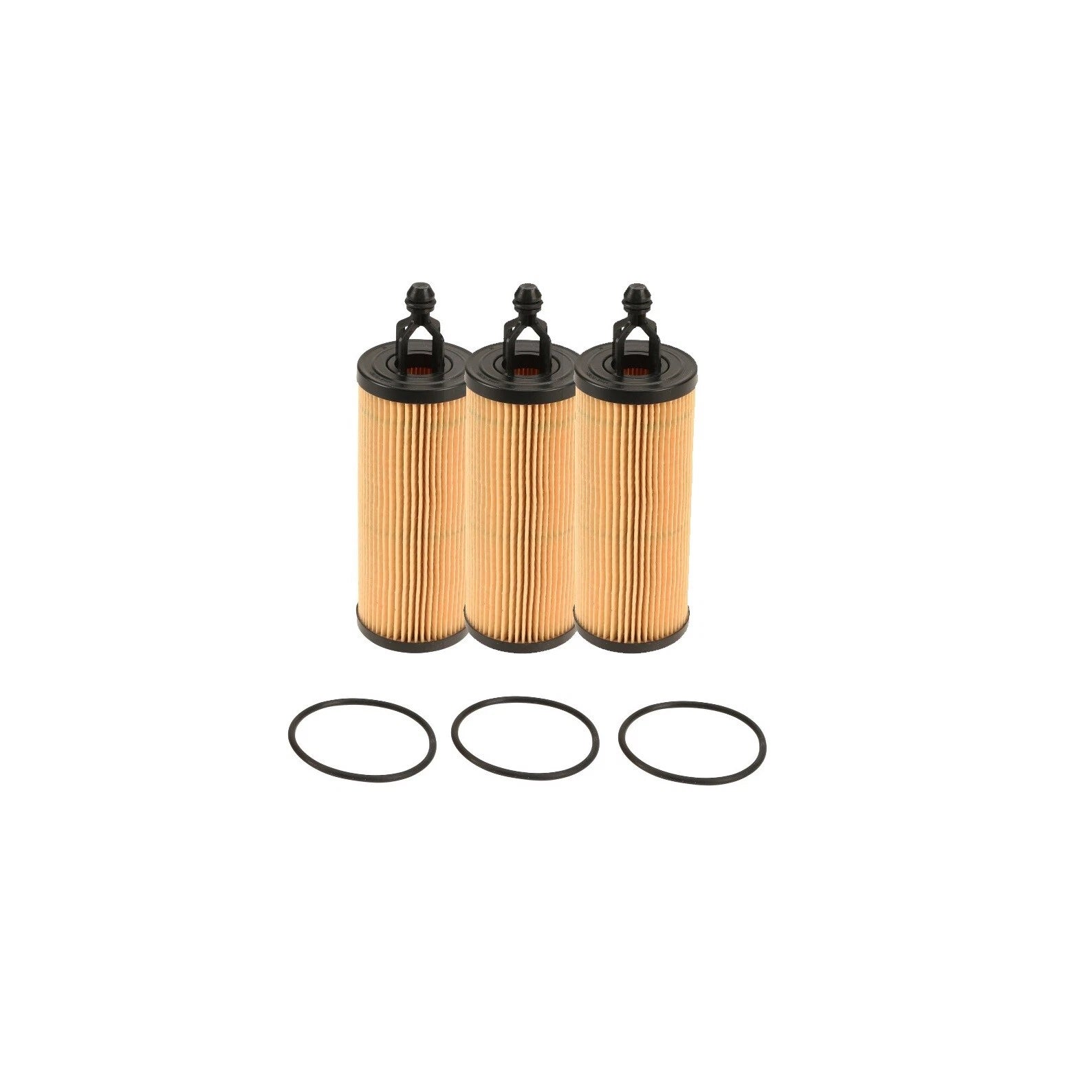 Set of 3 Engine Oil Filters for Chrysler Dodge Jeep Ram V6 (ESS)