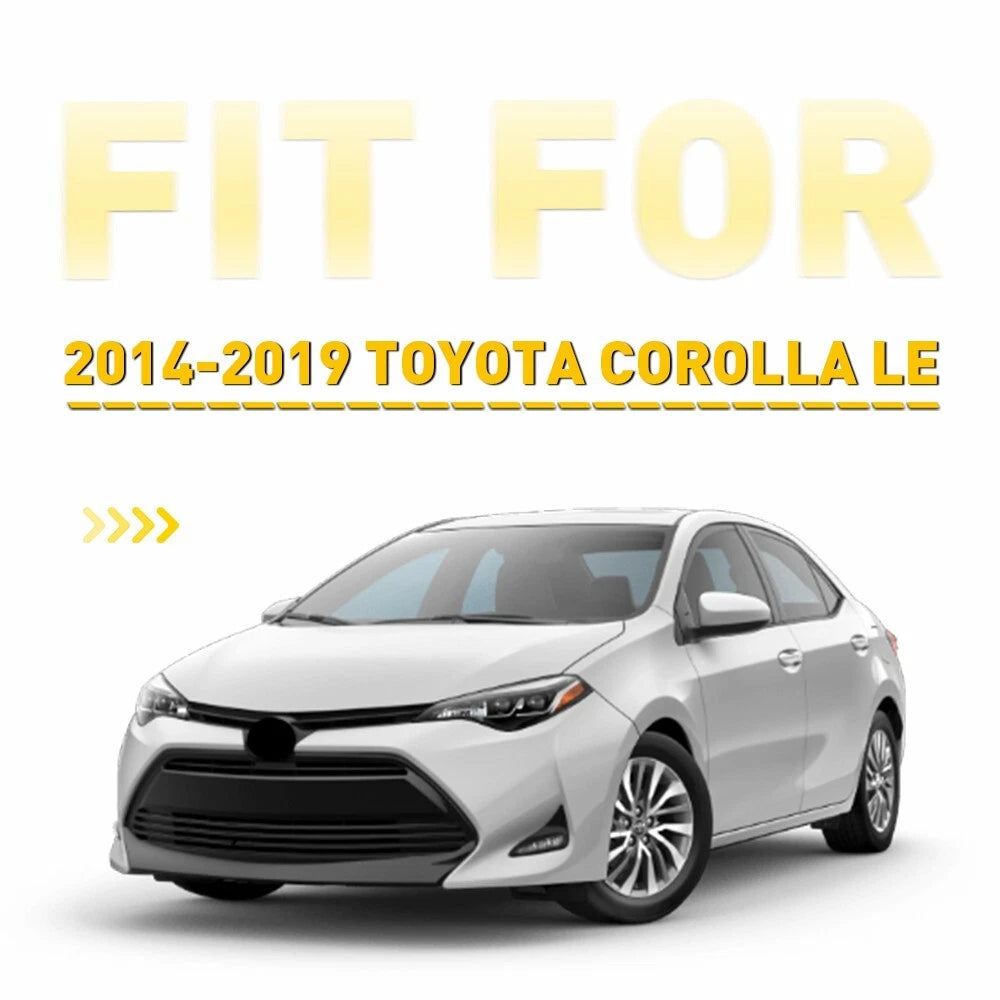 1 Pair Front Wiper Side Cowl Extension Trim for Toyota Corolla (2014–2019)
