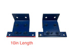 Set of 2 Heavy Duty Brackets for Universal Applications (3/8in Thick, 10in x 7in)