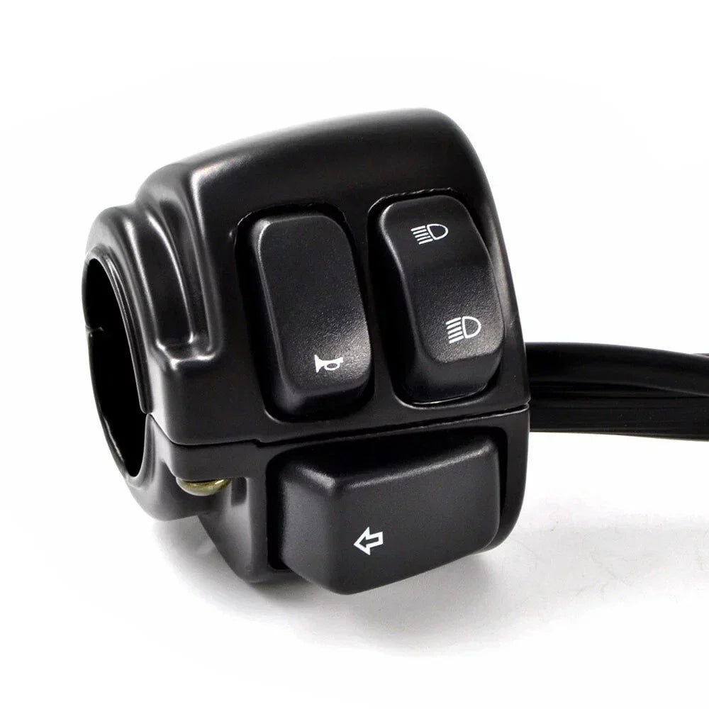 25mm Handlebar Turn Signal Control Switch for Harley Softail