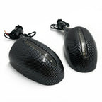 LED Rearview Mirror 6MM for Harley, Suzuki, Kawasaki, Yamaha, Honda