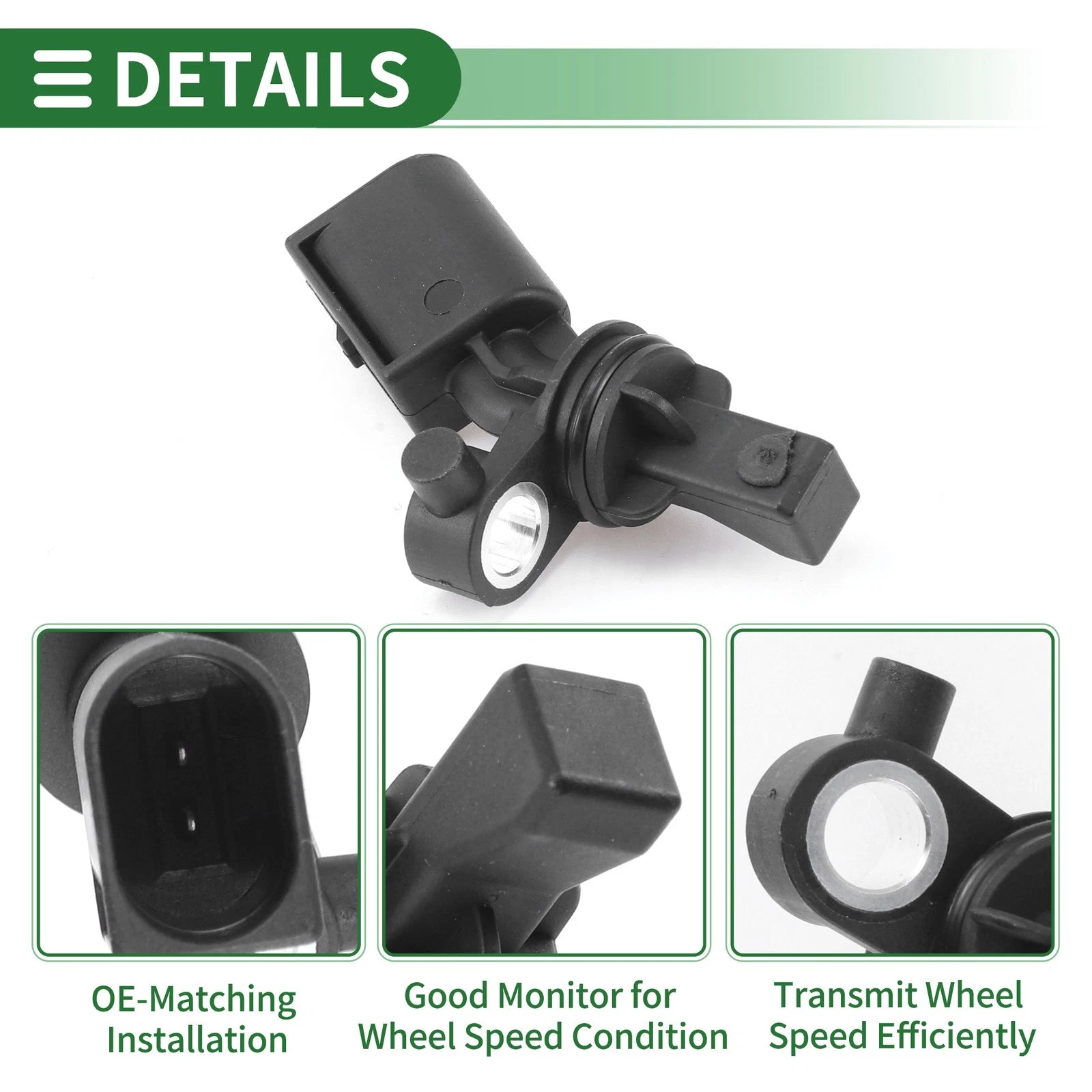 ABS Wheel Speed Sensor No. 2H0927807A for Audi A3 8L1/TT 8N3 (1996–2006)