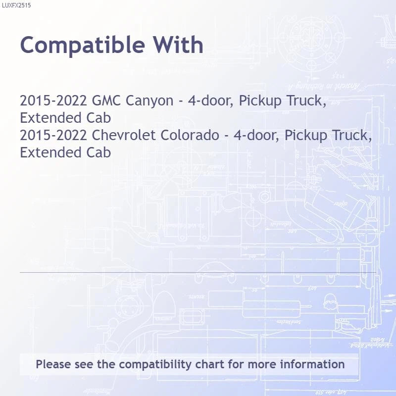 Stainless Steel Pillar Posts 2pc Replacement for GMC Canyon (2015–2022)