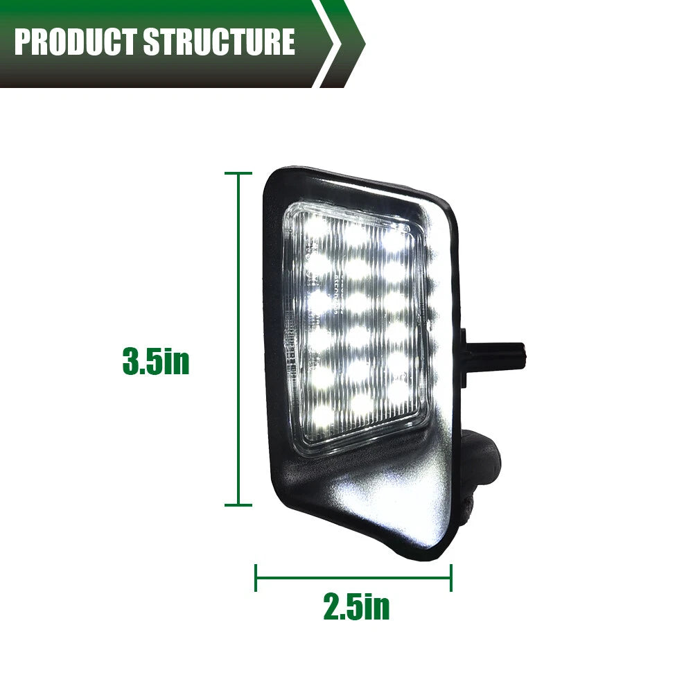 LED Rear Bumper License Plate Light for Chevy Colorado/GMC Canyon (2004–2012)