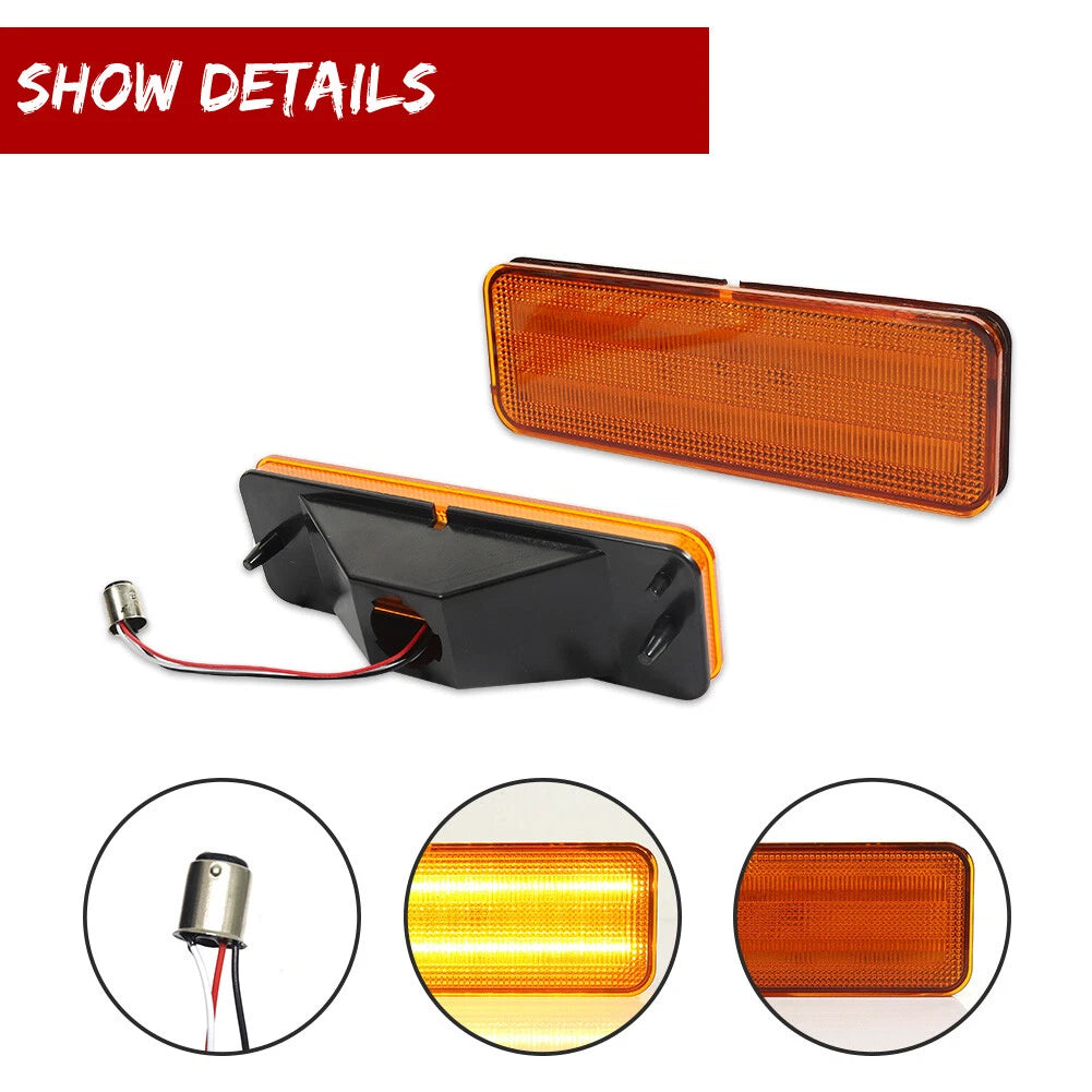 Dynamic Sequential LED Signal Lights for Ford Bronco F150 F250 F350 (1980–1986)