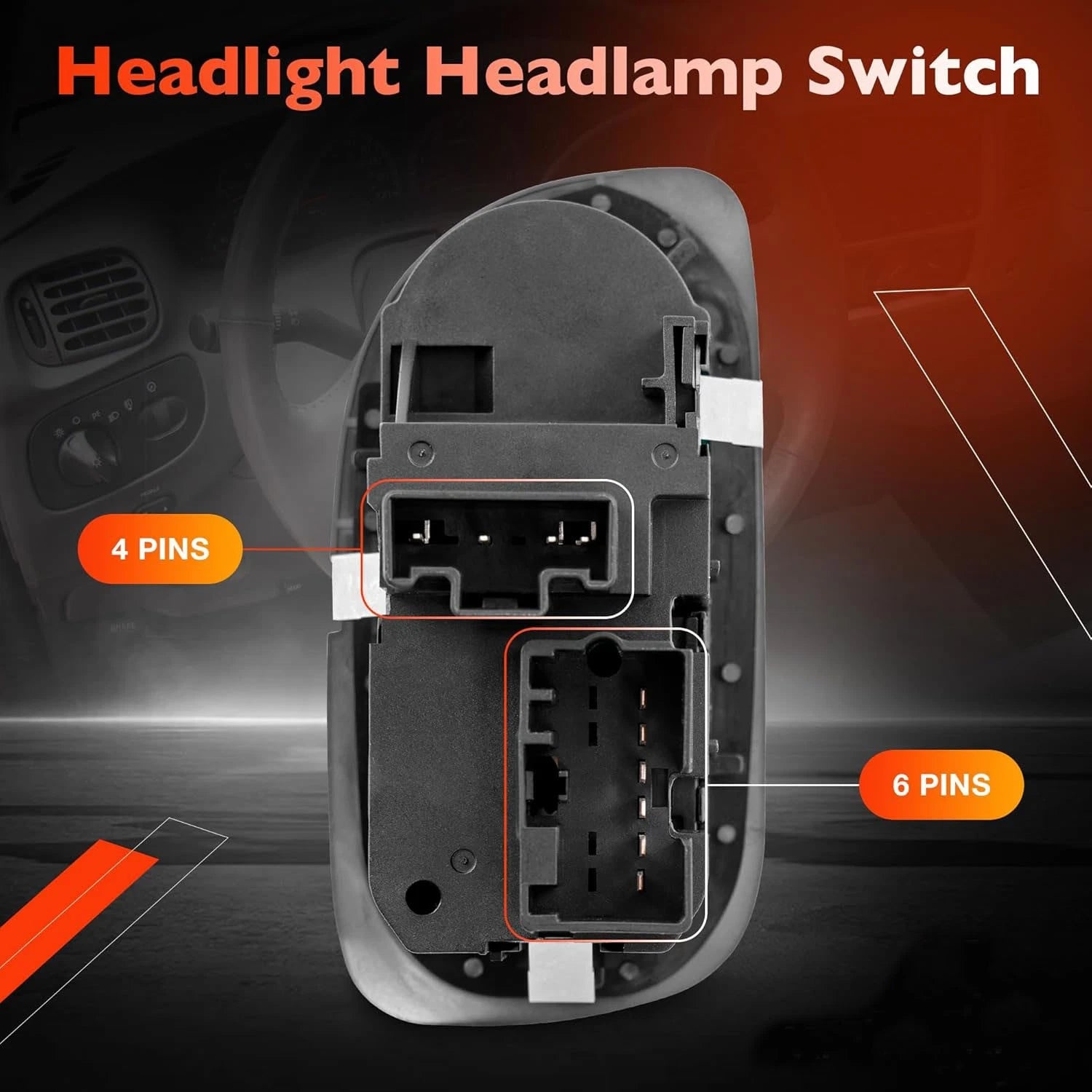 Headlight Switch for Ford F-150 Heritage Expedition (2000-2004)
