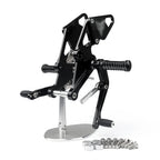 Black Rear Footpegs for Yamaha MT07 FZ07 (2014–2020) T9