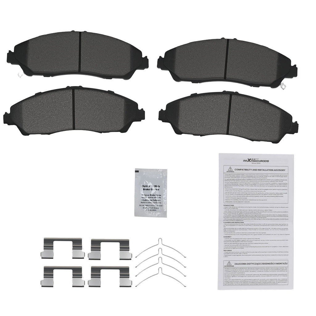 Front Brake Pads Set for Honda Pilot (2016–2022) Ridgeline (2017–2025) P1723 D1723