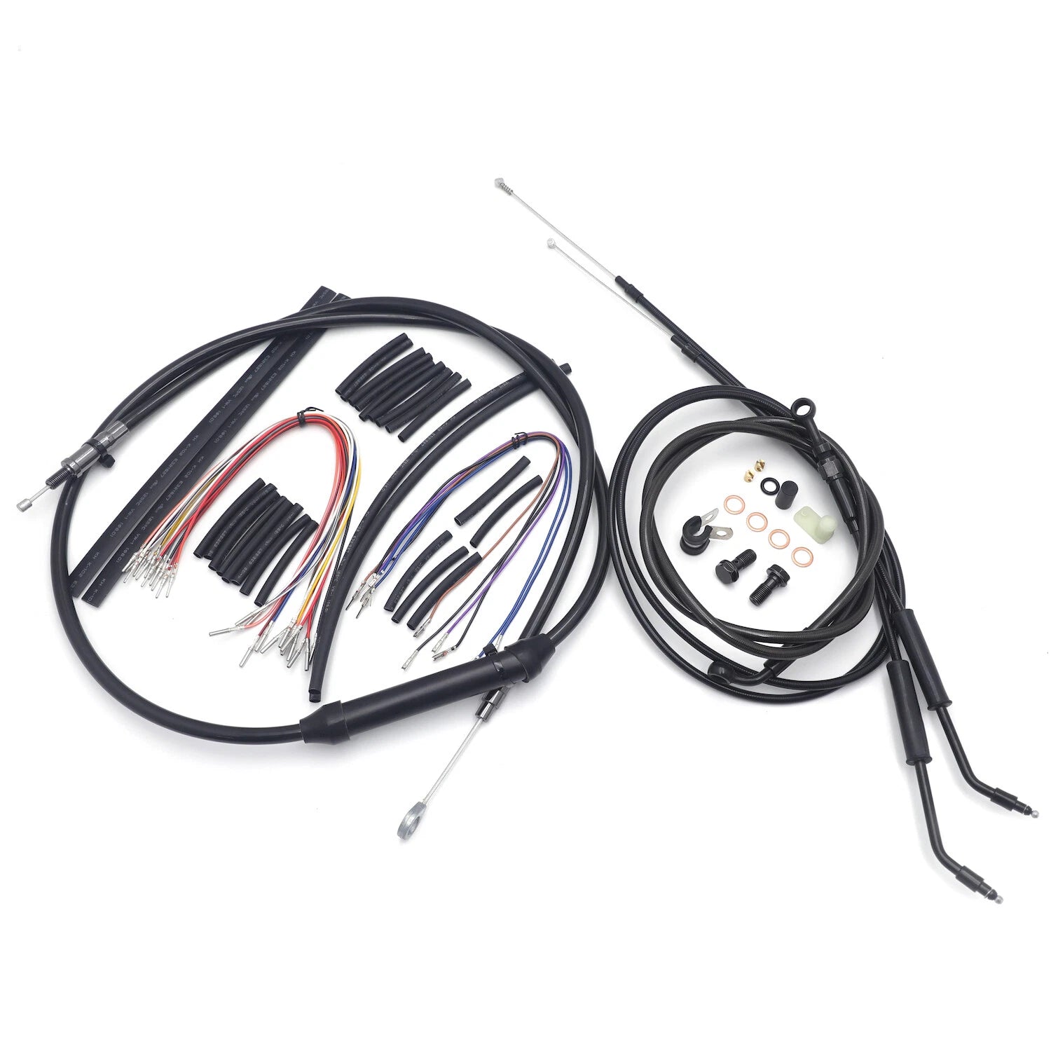 12" Ape Handlebar Cable Kit for Harley Sportster XL (2004–2006)