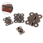 10pcs Antique Bronze Butterfly Hinges for Jewelry Box Cabinet Door