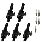 5X Ignition Coil & Spark Plug for Colorado 2007-2012 3.7L L5