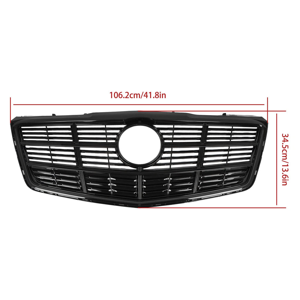 Gloss Black Front Bumper Grille Assembly for Cadillac CTS (2014-2015)