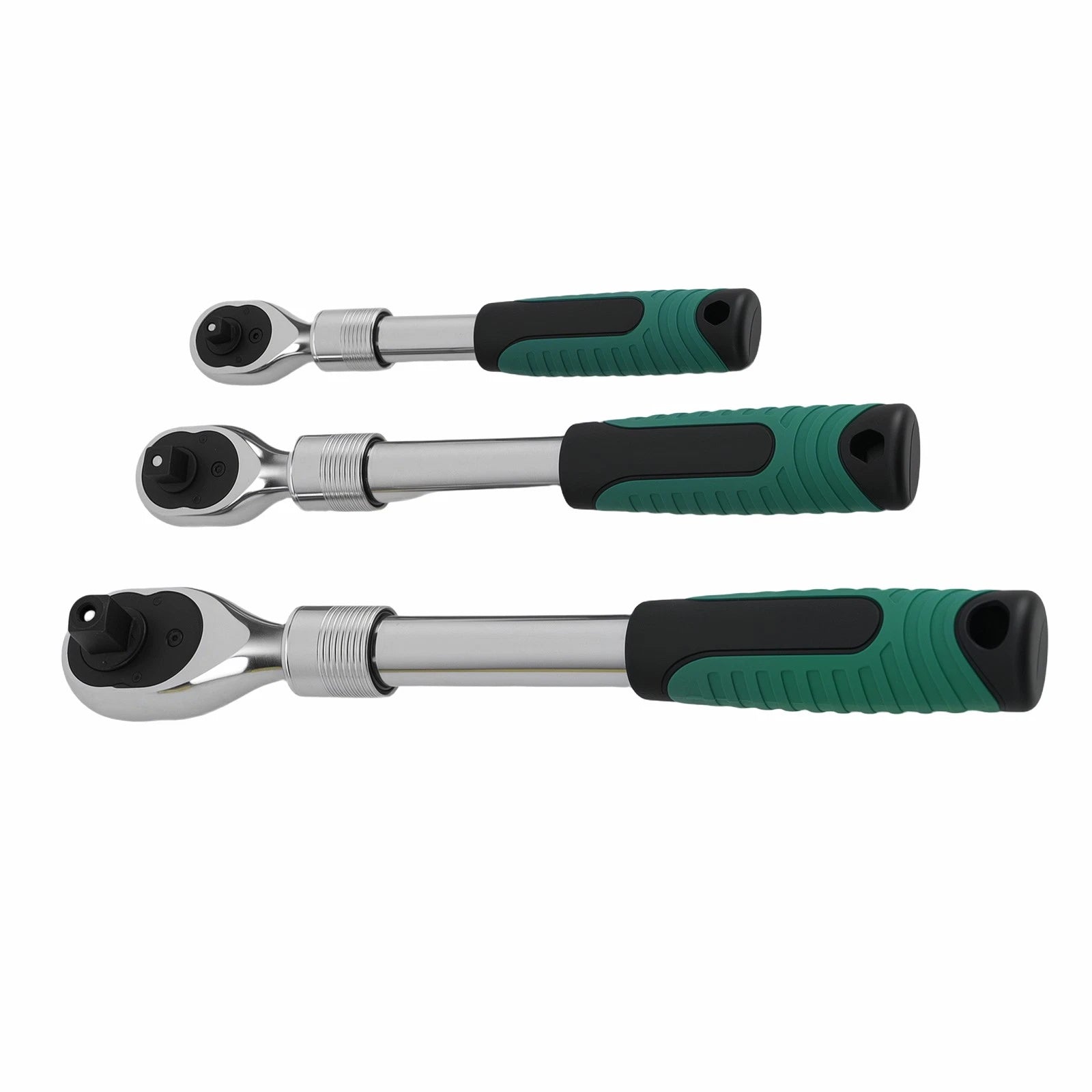 3PC Socket Wrench Set for Mechanic Tools (72-Tooth)