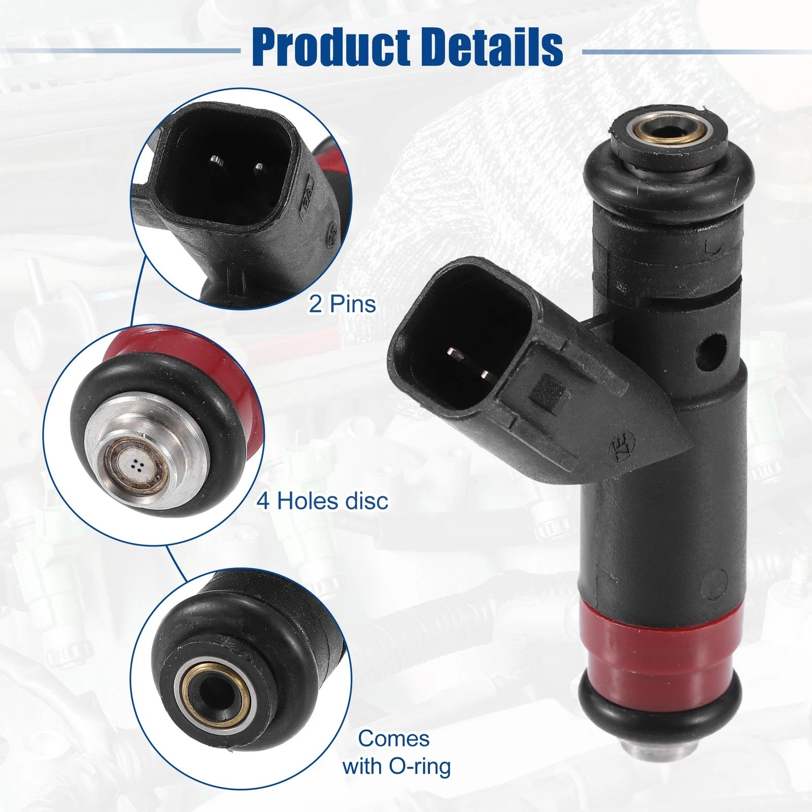 8pcs Fuel Injector Nozzle for Dodge Durango 5.7L V8 (2004–2008) No. 53032713AB
