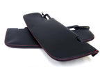 Sunvisor Covers for Ford Mustang (2005–2009) Red Stitch Leather Synthetic