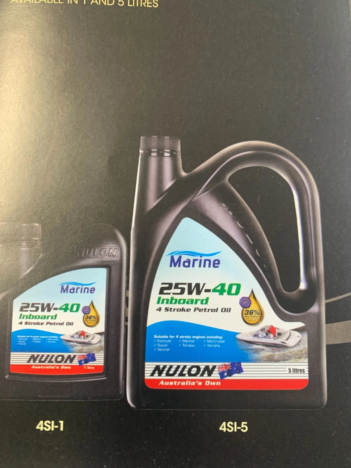 25W40 Inboard Stern Drive Engine Oil for Nulon (6 Litres)