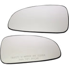 Set of 2 Mirror Glasses for Chevy Aveo (Driver & Passenger Side)