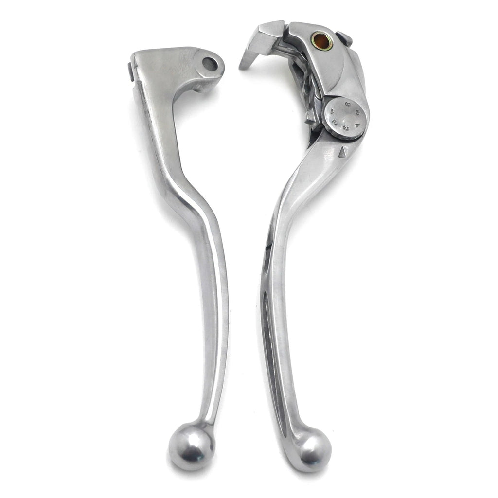 Set of 2 Silver Brake Clutch Levers for Honda CBR600RR (2007–2024), CBR1000RR (2008–2024)