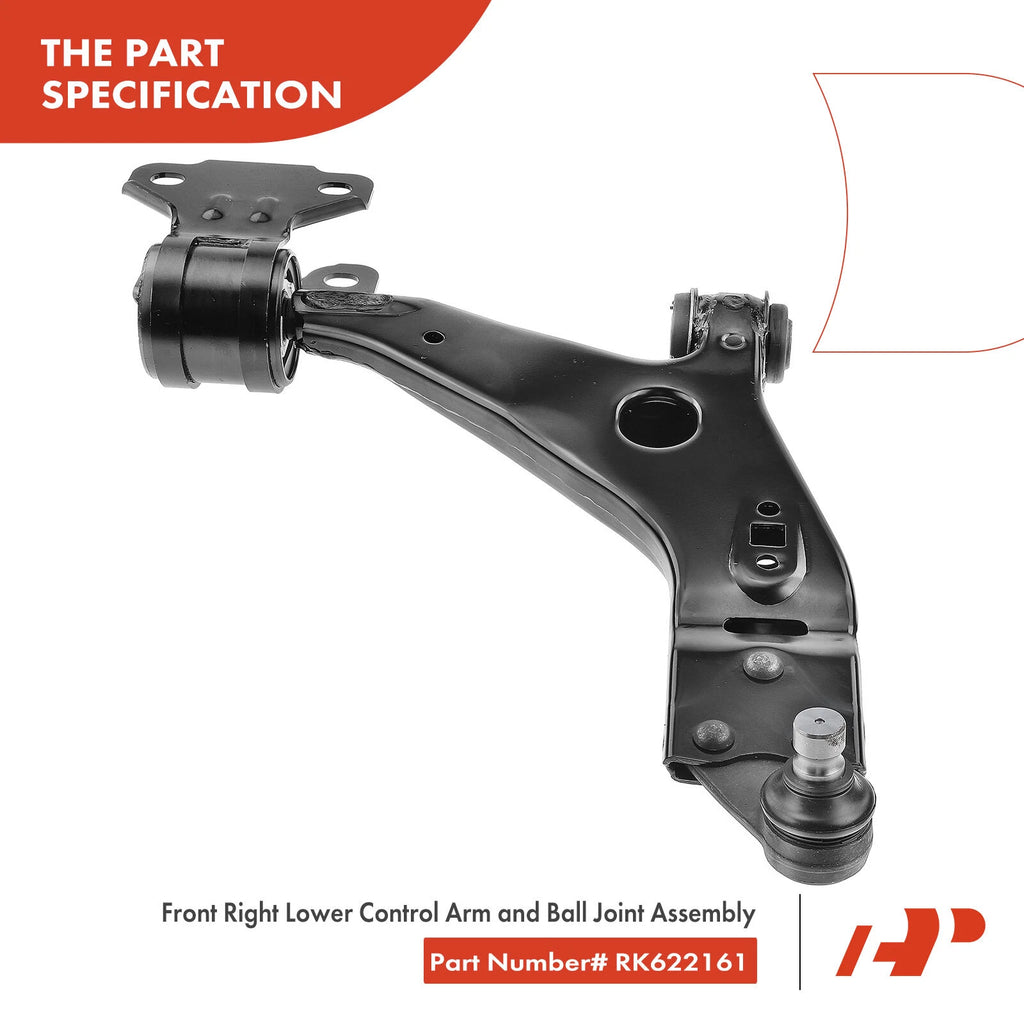 Front Right Lower Control Arm with Ball Joint for Ford Escape (2013-2019)