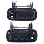 4pc Front & Rear Outer Door Handle Textured Black for Toyota Hilux (1988–1997)