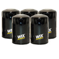 Set of 5 Wix 51522 Engine Oil Filter Kit for (Spin-On)