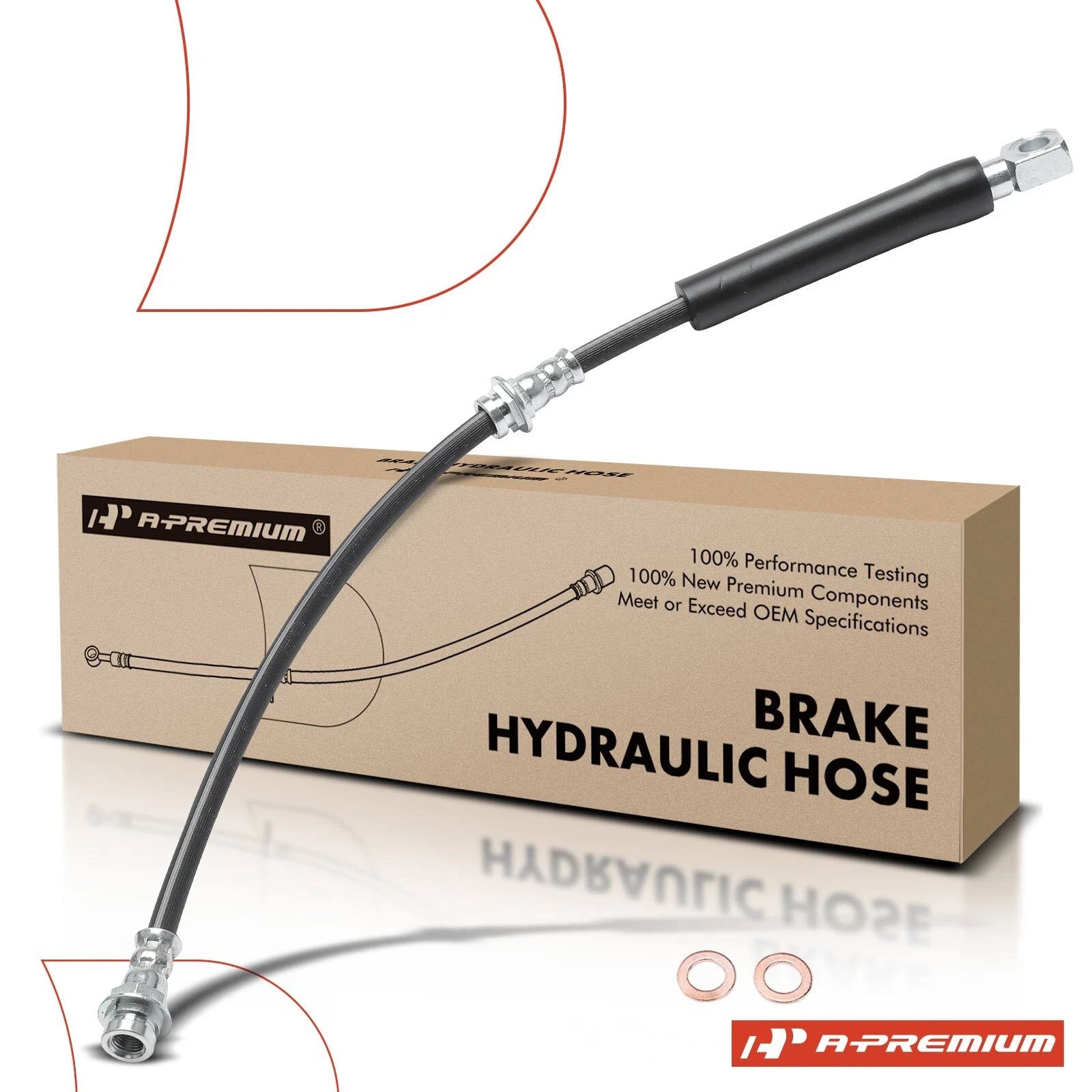 Front Left Brake Hydraulic Hose for Chevrolet Camaro Pontiac (1984–1992)