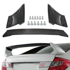 Mugen Style Black Primed Trunk Wing Spoiler for Honda Civic 4DR Sedan
