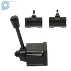 3Pcs Wedge Type Quick Change Tool Post Set for Lathe Up to 8"