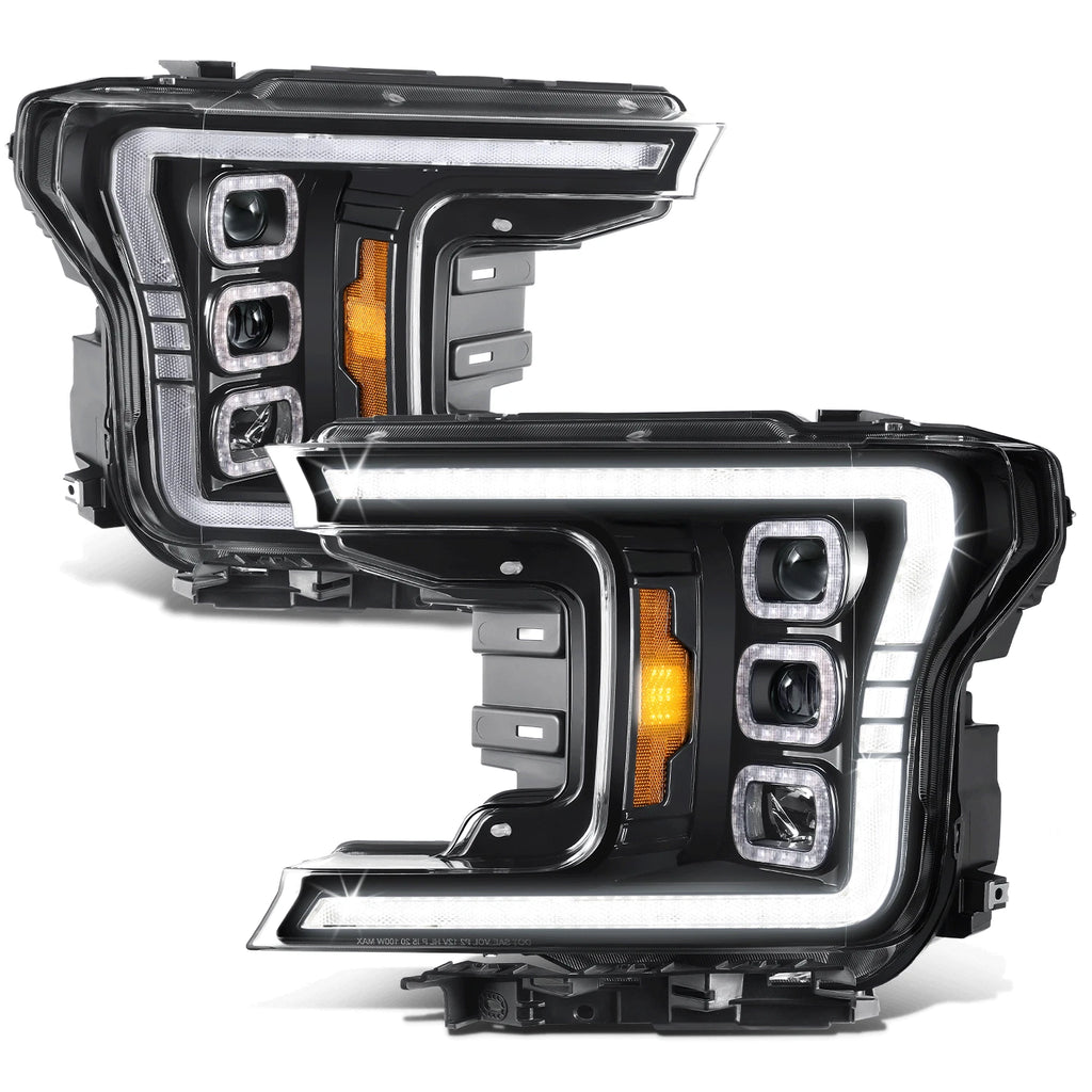 Switchback Sequential LED Headlights for Ford F-150 (2018–2020)