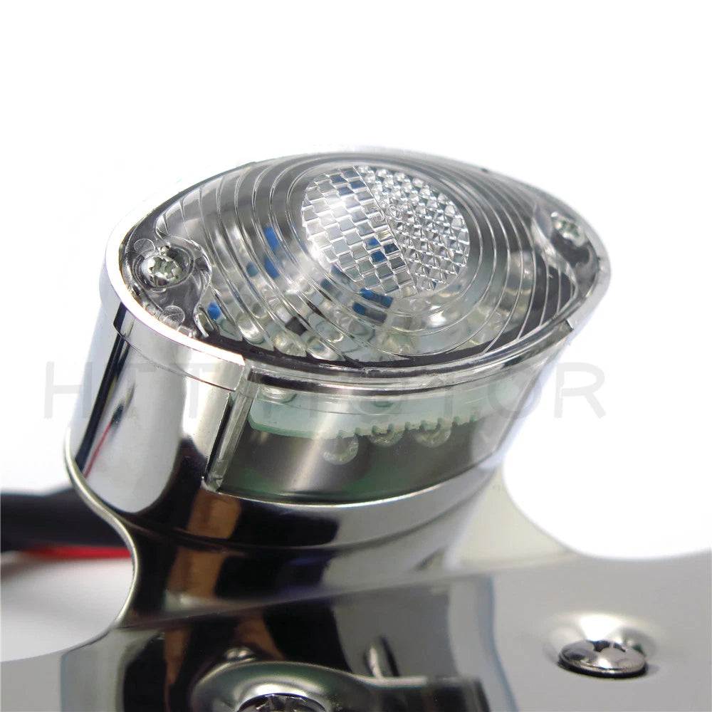 LED Brake Tail Light License Plate Holder for Motorcycle ATV (Off-Road)