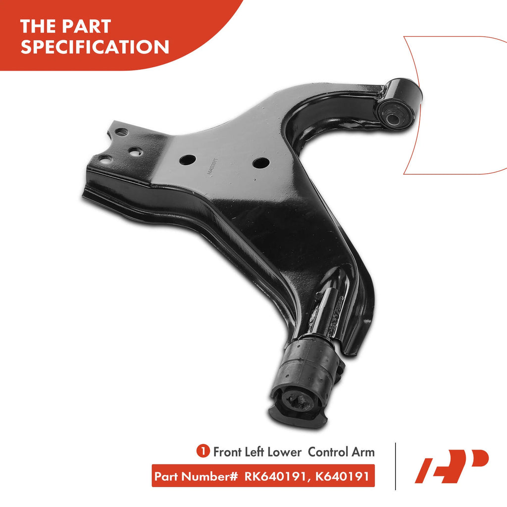 6X Front Control Arm Tie Rod with Ball Joint for Nissan Pathfinder (1996–2004)