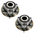 Set of 2 Rear Timken Wheel Bearing & Hub Kit for Cadillac CTS, Chevy Camaro (RWD)